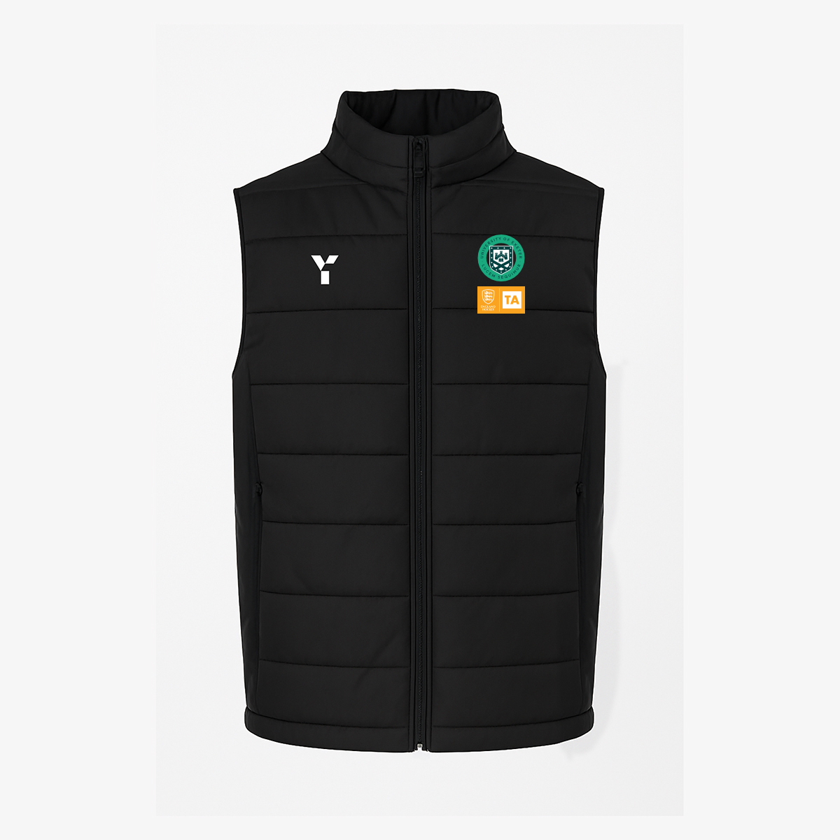Exeter TA - Gilet Men's Black club teamwear by Y1