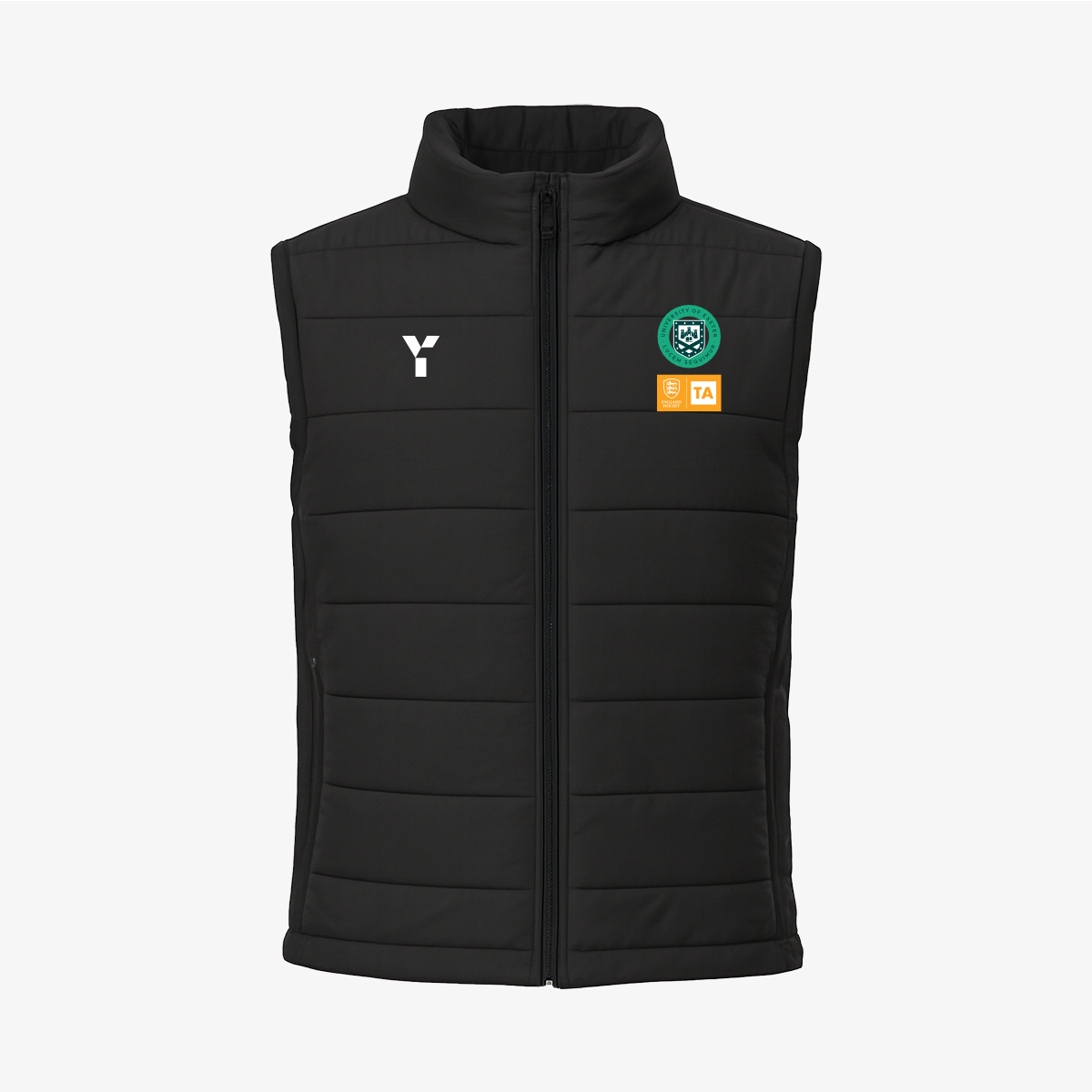 Exeter TA - Gilet Women's Black club teamwear by Y1