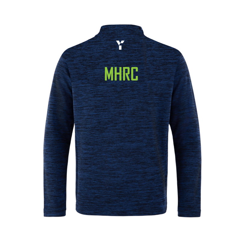 Markland Hill Racquets Club - Fugi Quarter Zip Unisex Navy Melange