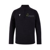 Markland Hill Racquets Club - Coach Fugi Quarter Zip Unisex Black Melange