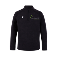 Markland Hill Racquets Club - Coach Fugi Quarter Zip Unisex Black Melange