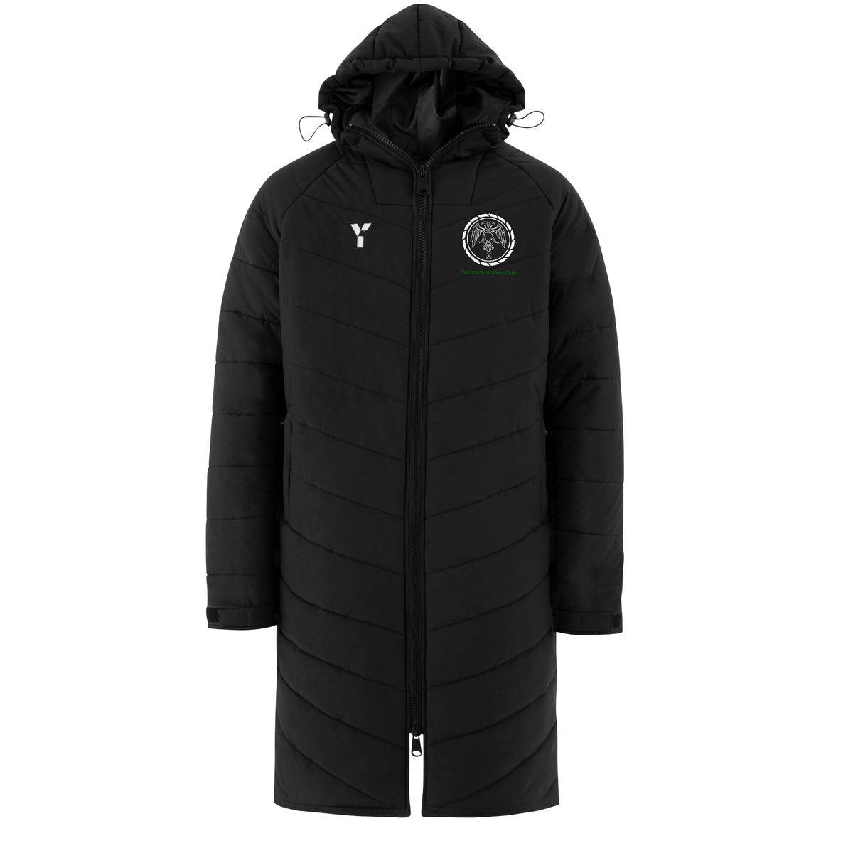 Falmouth HC - Bench Jacket Unisex Black (SALE)