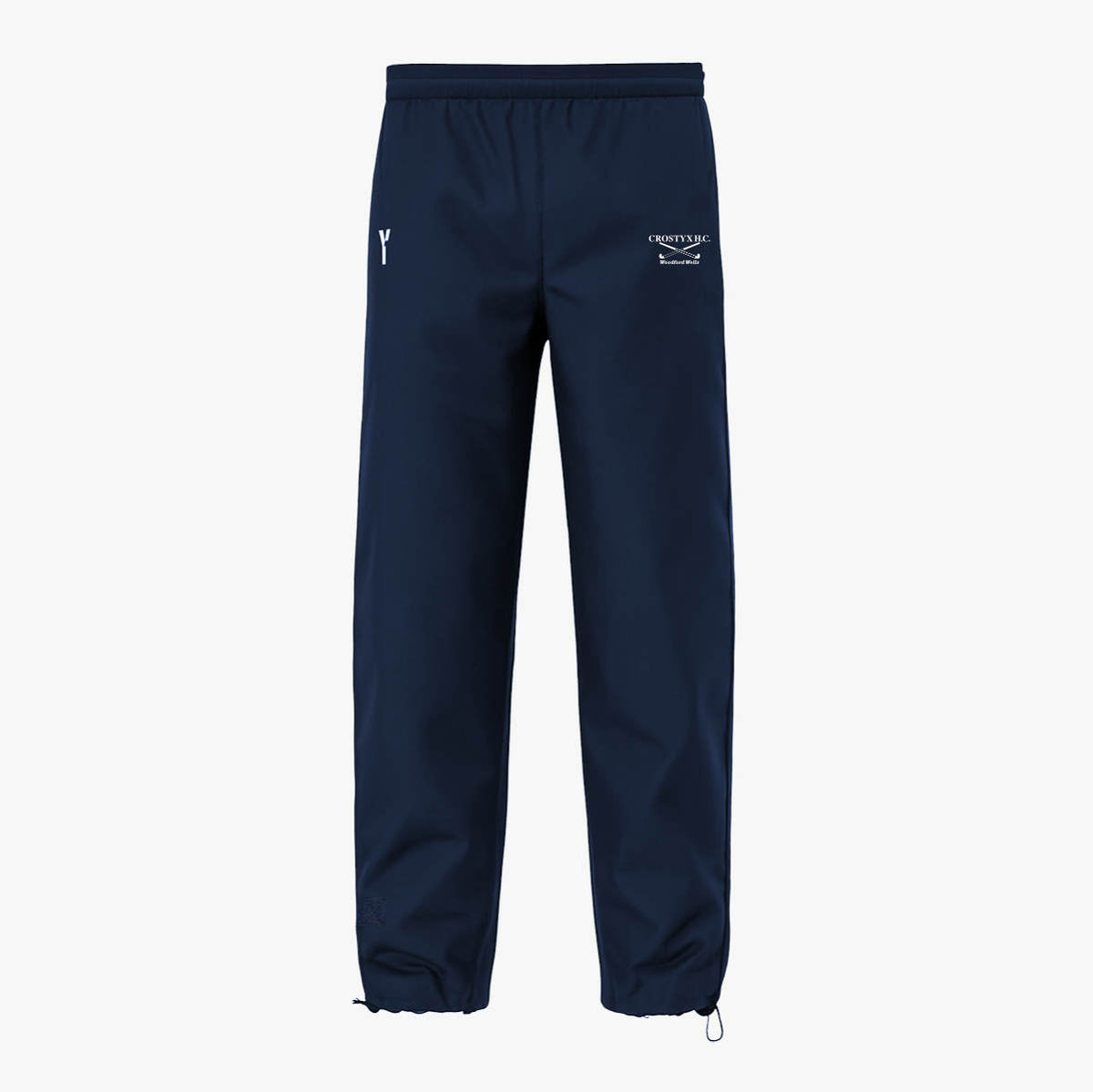 Crostyx HC - Flow Tracksuit Bottoms Unisex Navy club teamwear by Y1