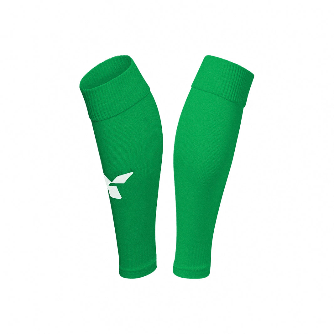 Footless Playing Socks Bright Green