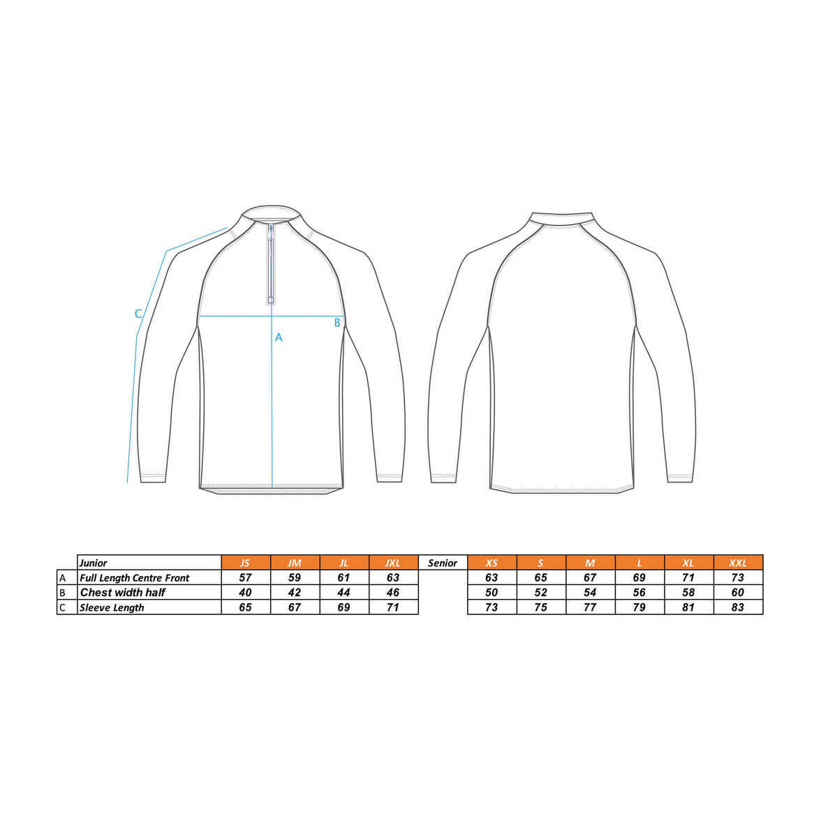 Padel4All Lockleaze - Fugi Quarter Zip Unisex Black Melange