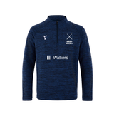 Jersey Hockey - Fugi Quarter Zip Unisex Navy Melange (Walkers) (SALE)