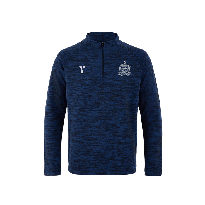 Old Haberdashers' HC - Fugi Quarter Zip Unisex Navy Melange