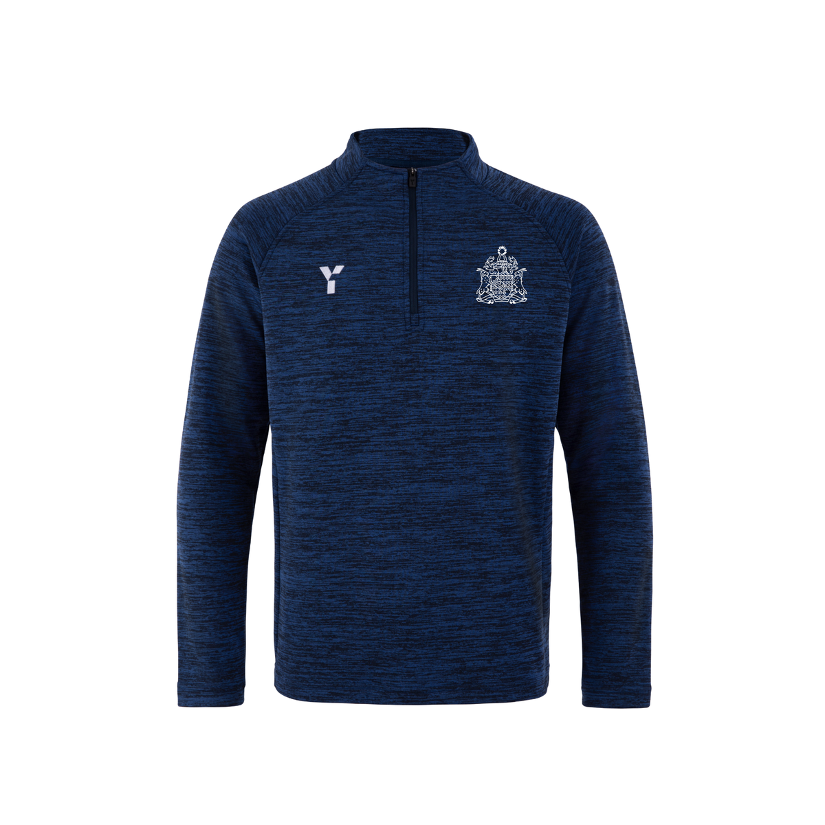 Old Haberdashers' HC - Fugi Quarter Zip Unisex Navy Melange