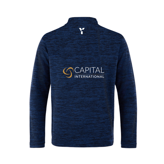 Jersey Hockey - Fugi Quarter Zip Unisex Navy Melange (Capital International)