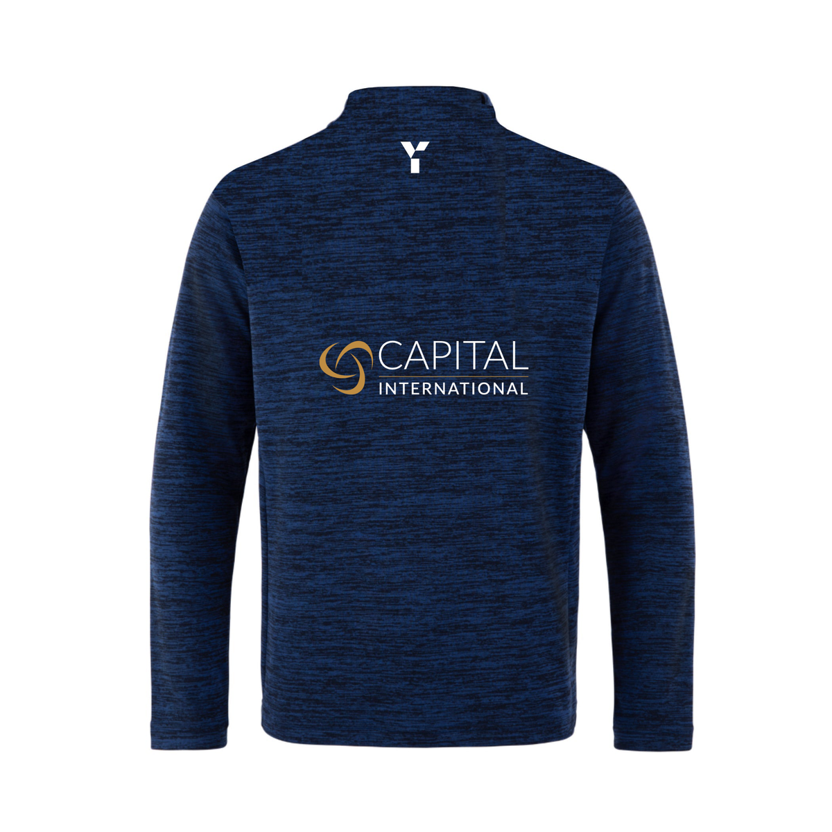 Jersey Hockey - Fugi Quarter Zip Unisex Navy Melange (Capital International) (SALE)