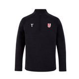 Westbury UB - Fugi Quarter Zip Unisex Black Melange (SALE)