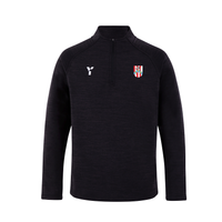 Westbury UB - Fugi Quarter Zip Unisex Black Melange (SALE)