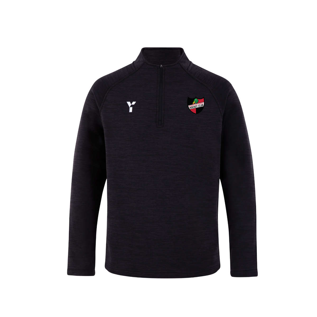 Ipswich and East Suffolk - Fugi Quarter Zip Unisex Black Melange