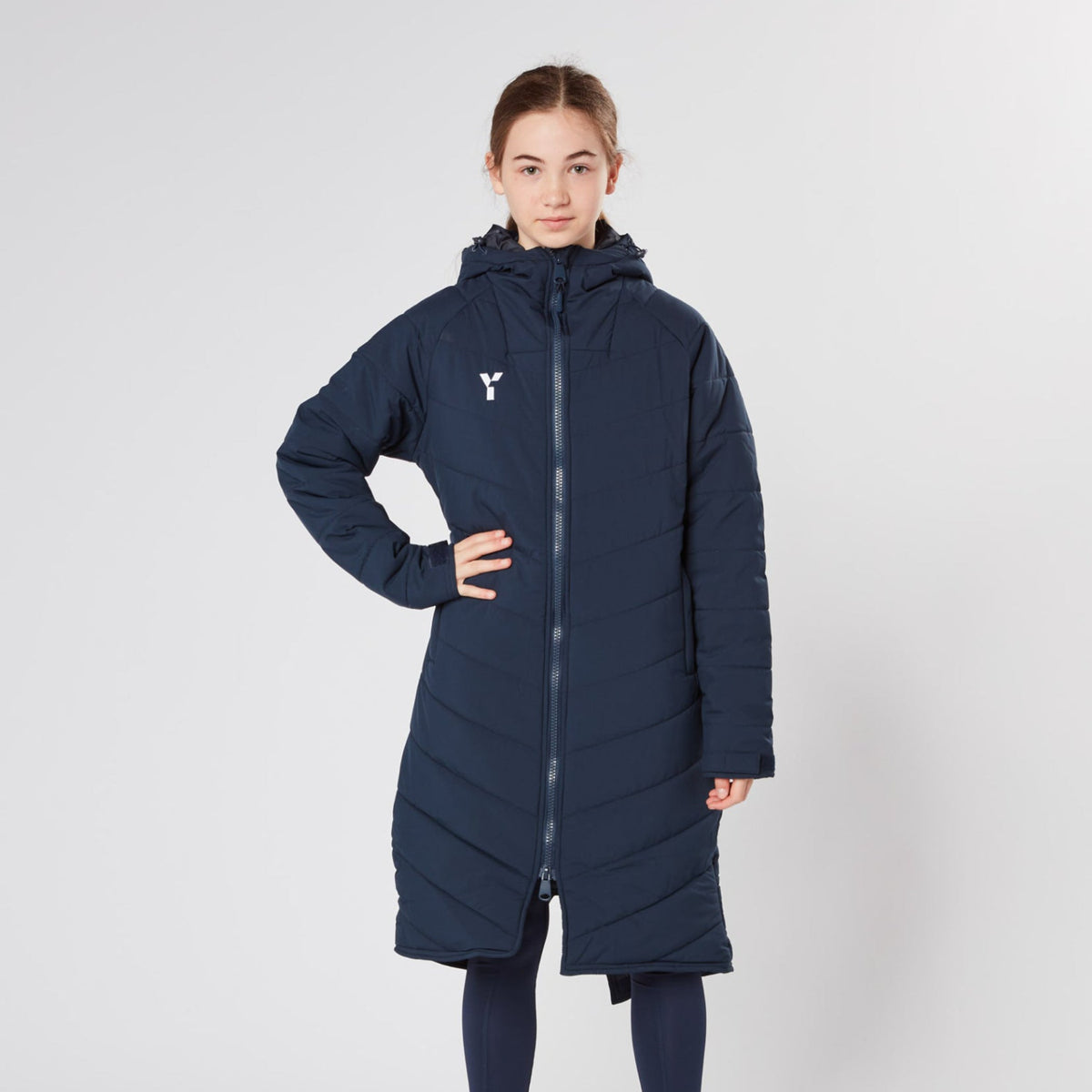 Padel4All Eastbourne - Bench Jacket Unisex Black by Y1 - view 6
