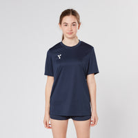 Padel4All - Junior Short Sleeve Training Top Unisex Navy