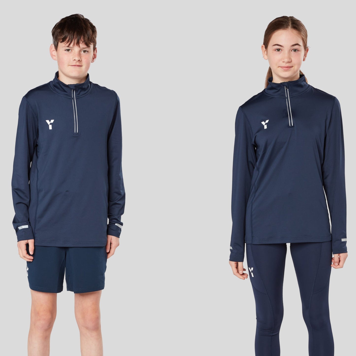 Padel4All Basset Down - Lycra Midlayer Unisex Navy