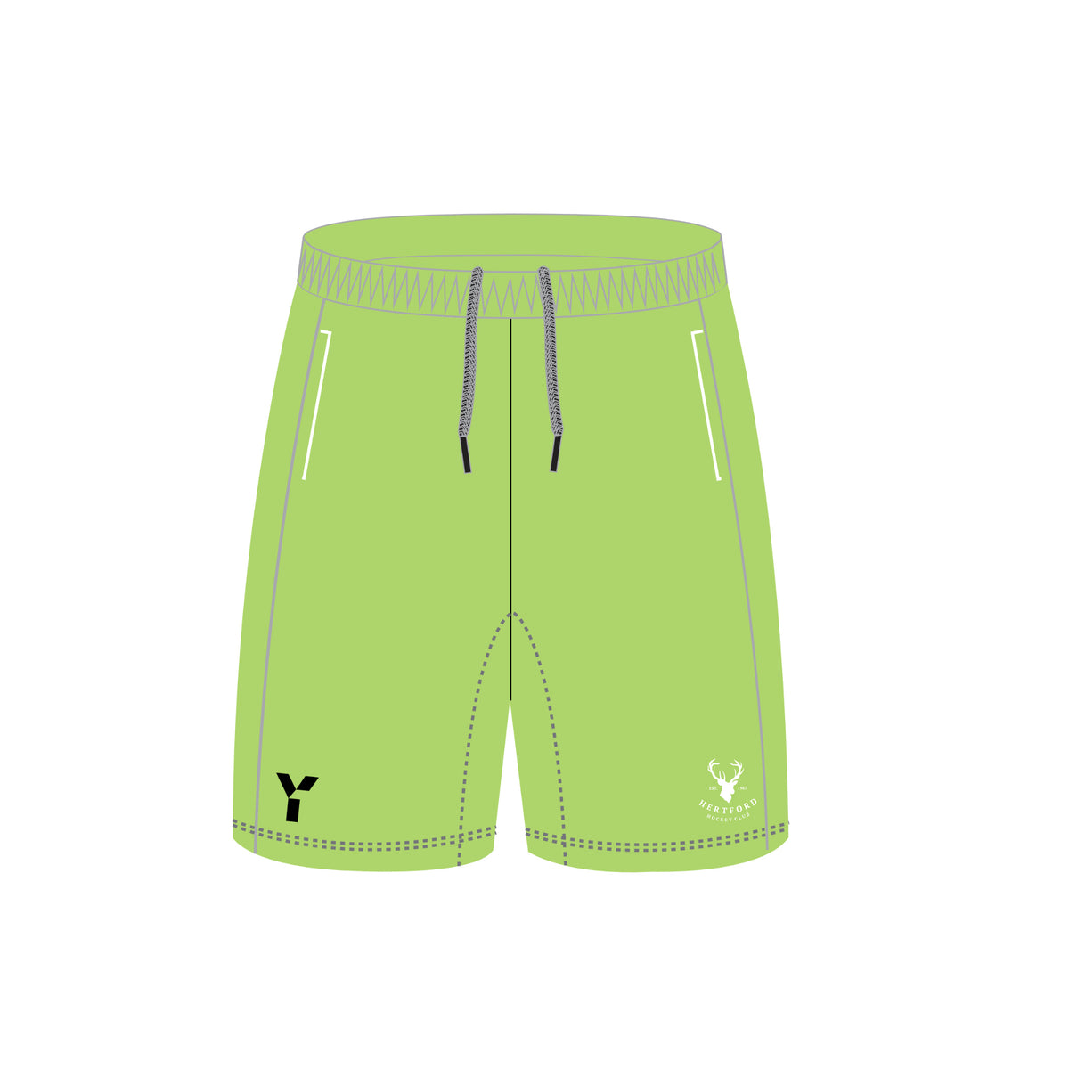 Hertford HC - GK Shorts - Green