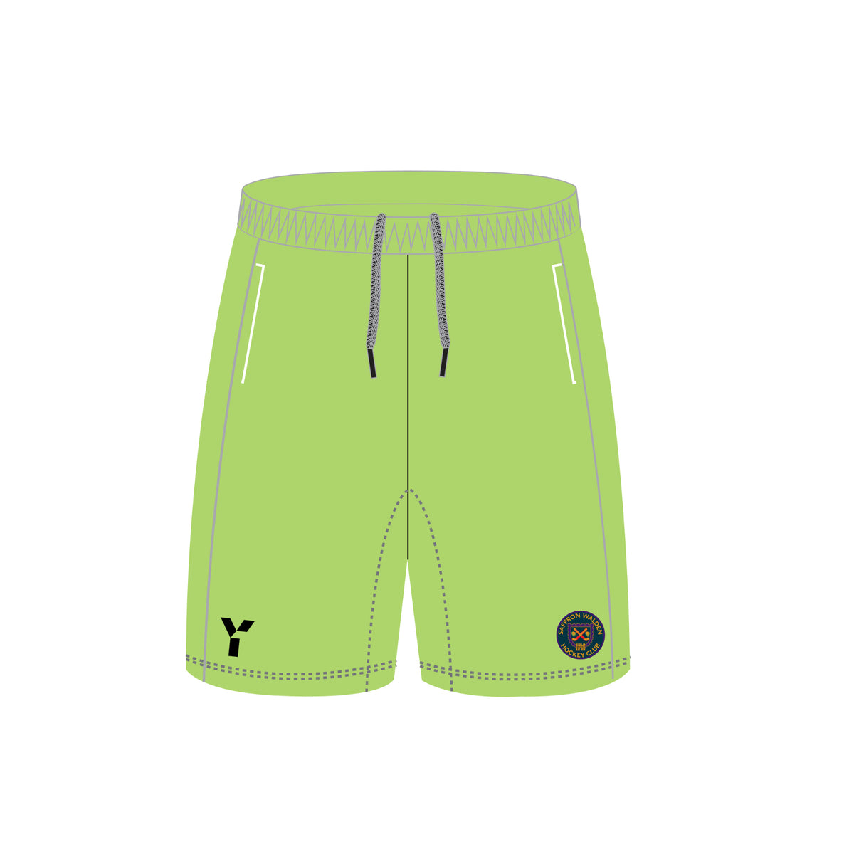 Saffron Walden HC - GK Shorts - Green