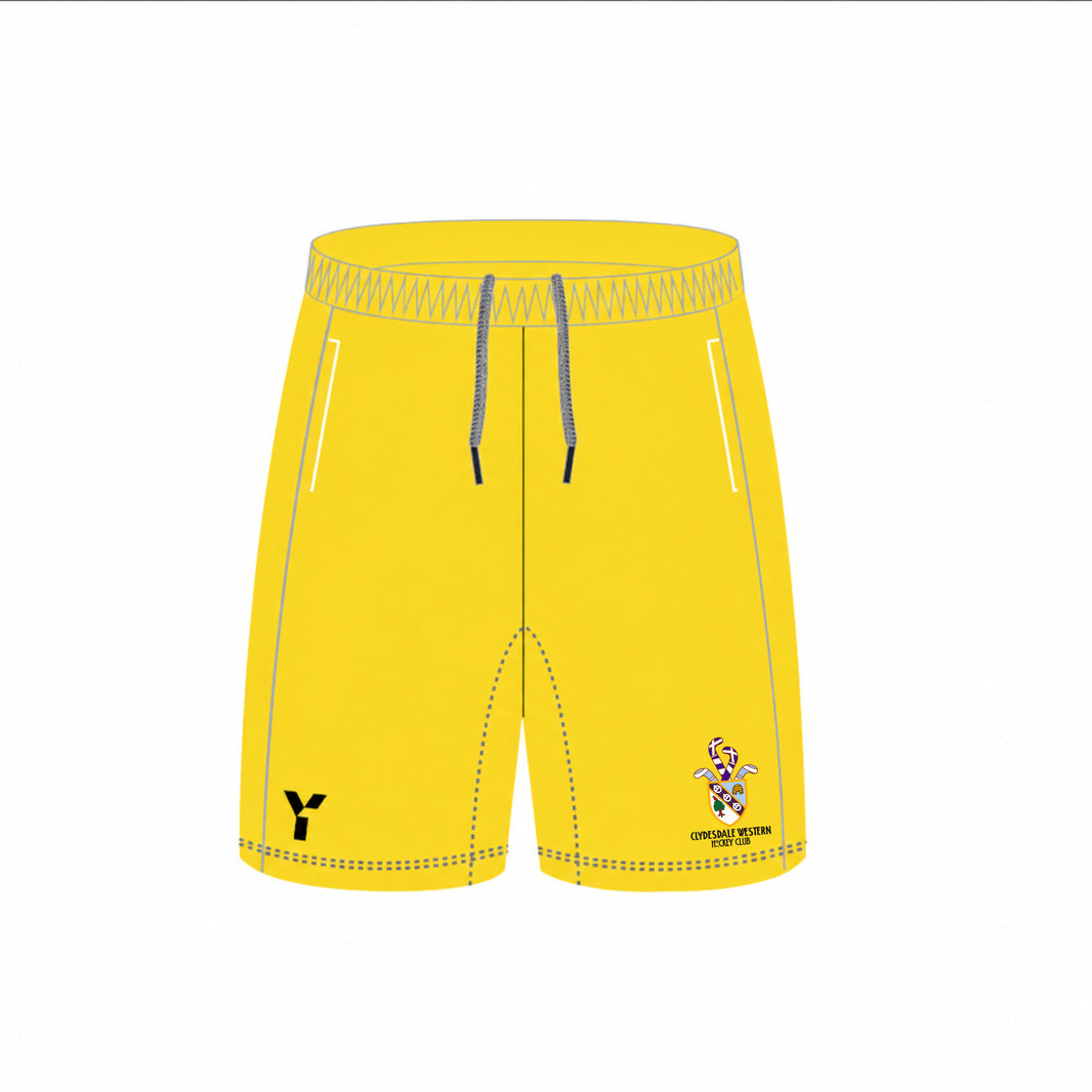 Clydesdale Western HC - GK Shorts - Yellow