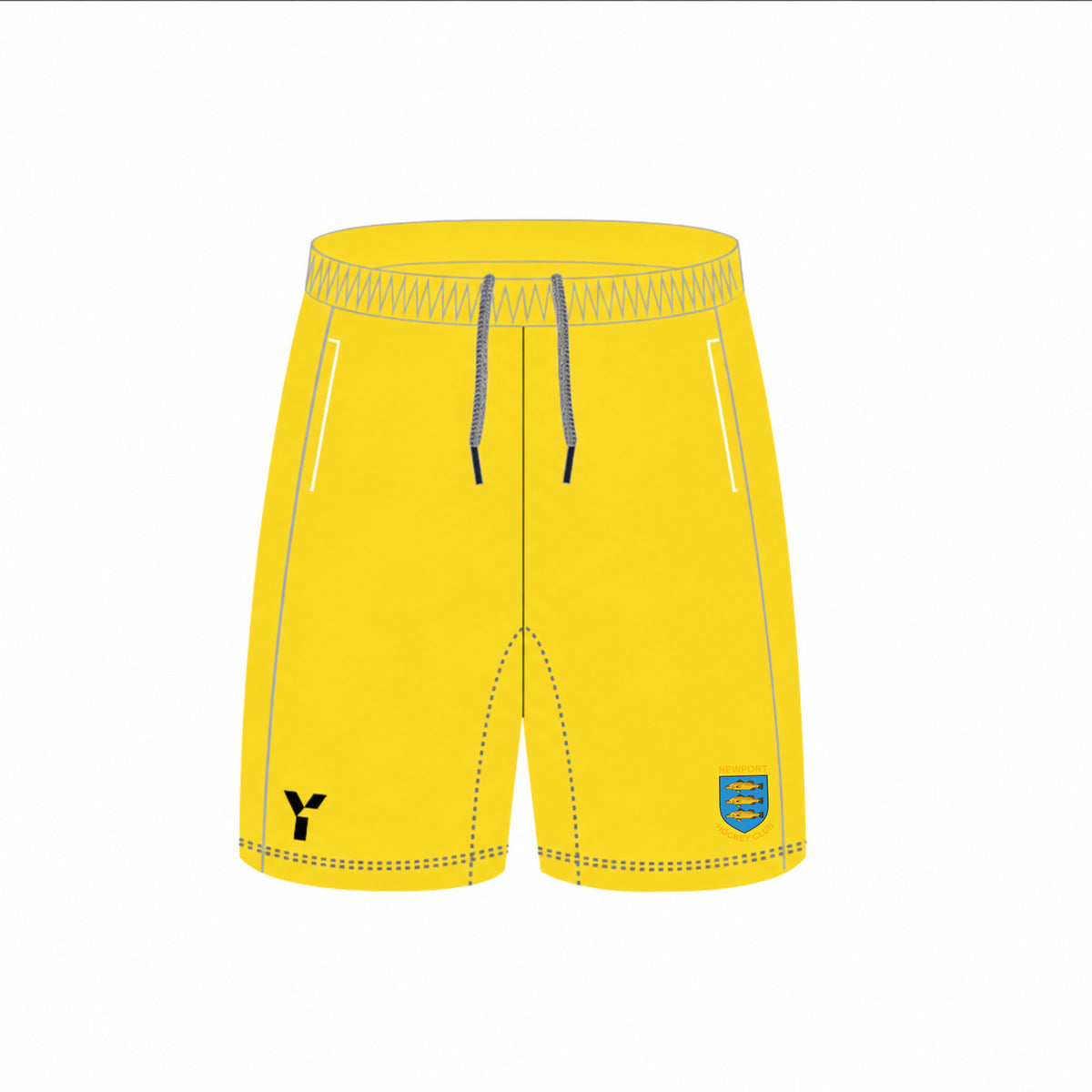 Newport HC - GK Shorts - Yellow