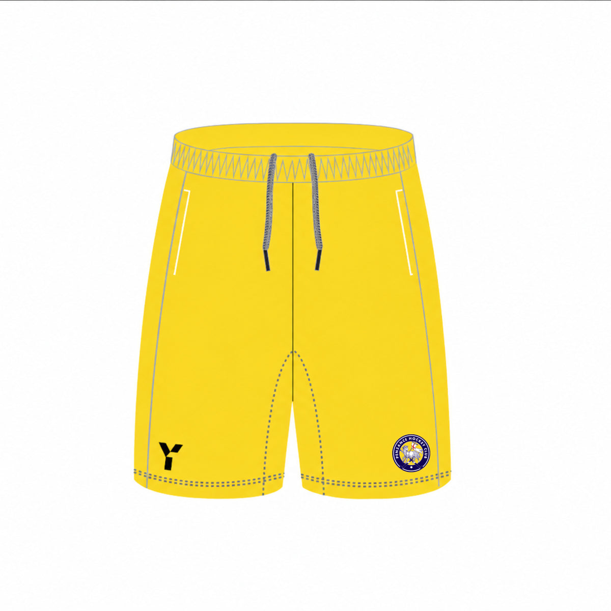 Penzance HC - GK Shorts - Yellow