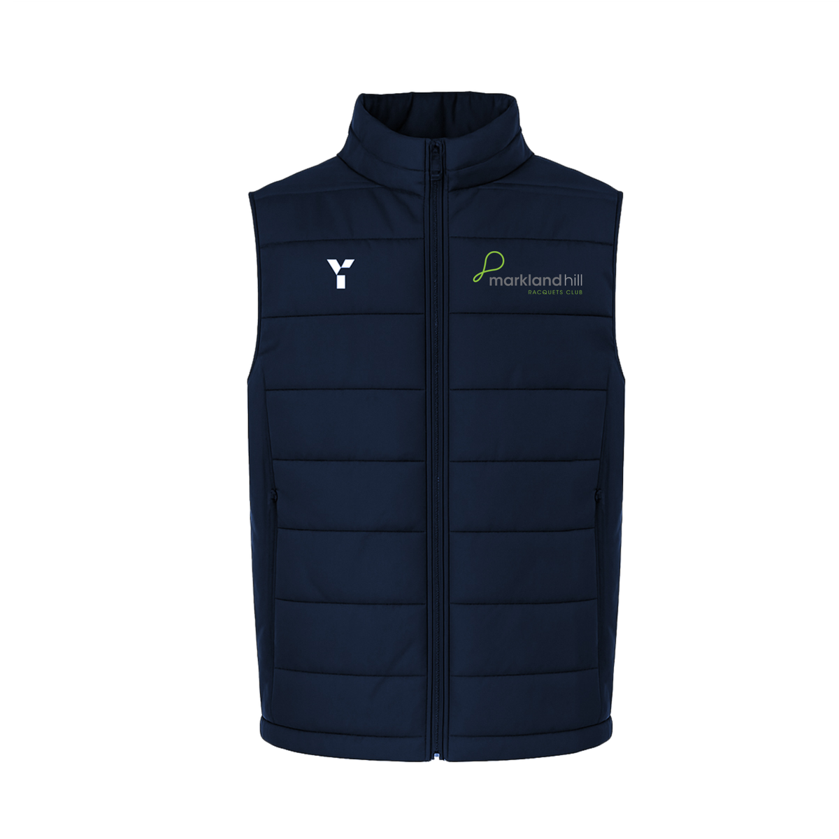 Markland Hill Racquets Club - Gilet Men's Navy club teamwear by Y1