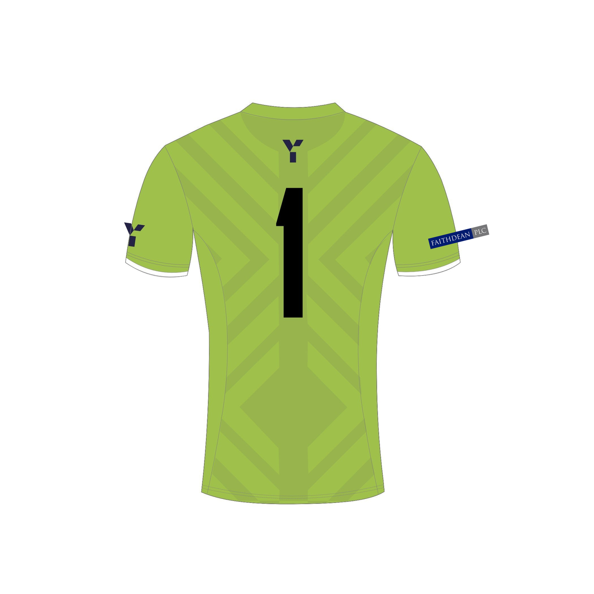 Holcombe TA - GK Smock (Short Sleeve) - Green club teamwear by Y1 - view 2
