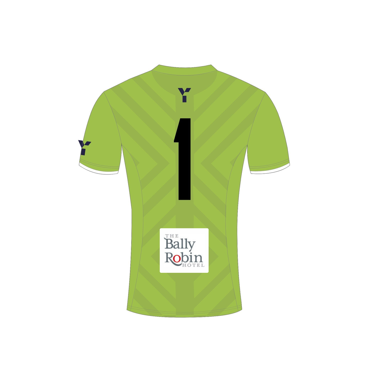 Mossley HC - GK Smock (Short Sleeve) - Green club teamwear by Y1 - view 2