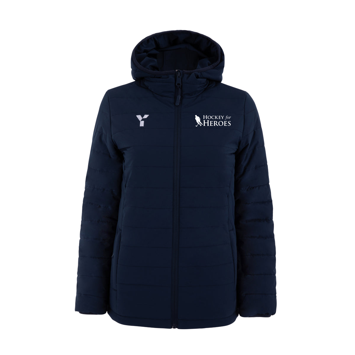 Hockey for Heroes - Padded Jacket Unisex Navy club teamwear by Y1