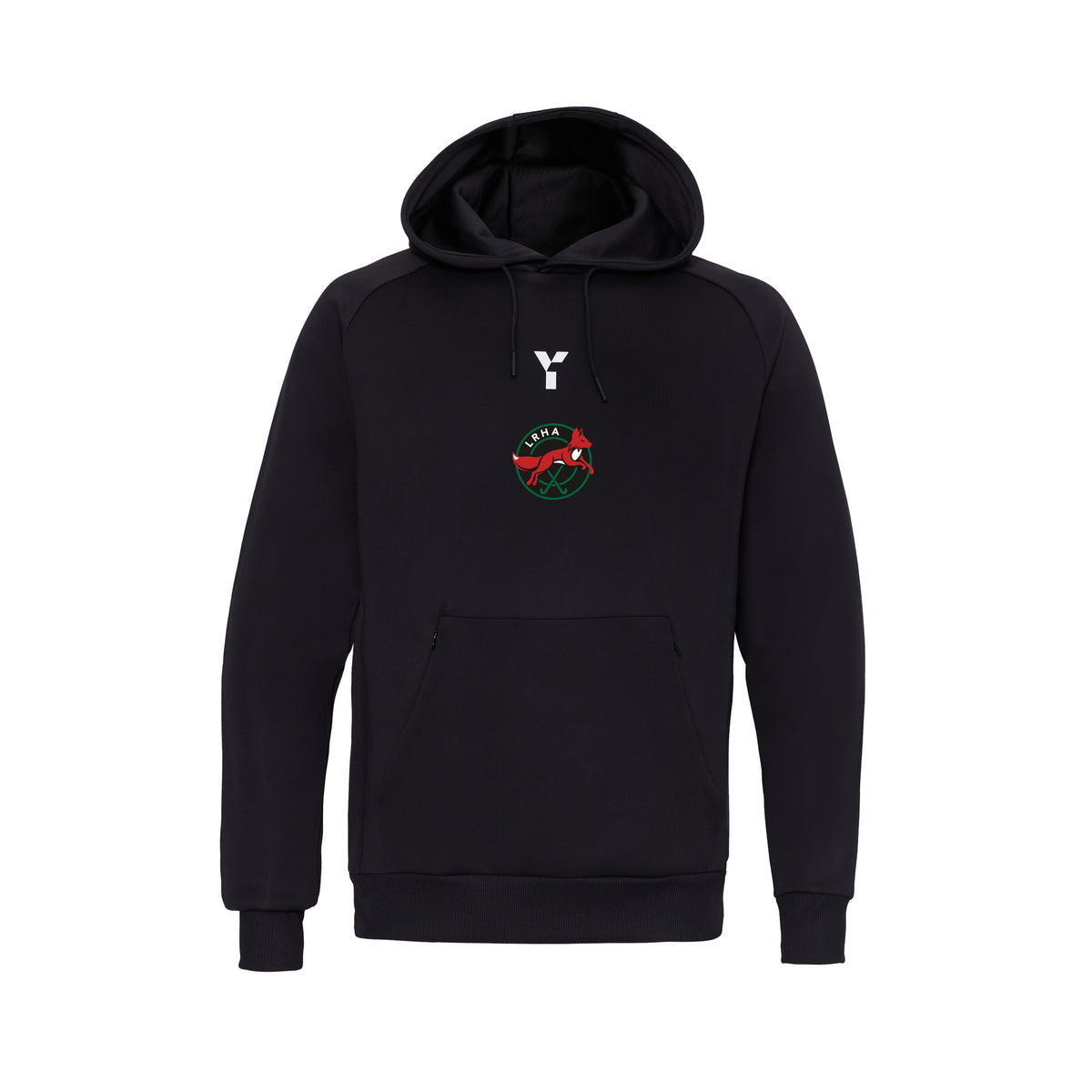 Leicestershire Hockey - Performance Hoody Unisex Black club teamwear by Y1