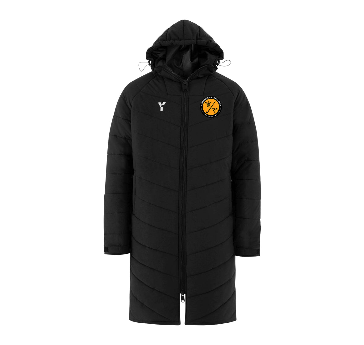 Harlequins HC - Bench Jacket Unisex Black