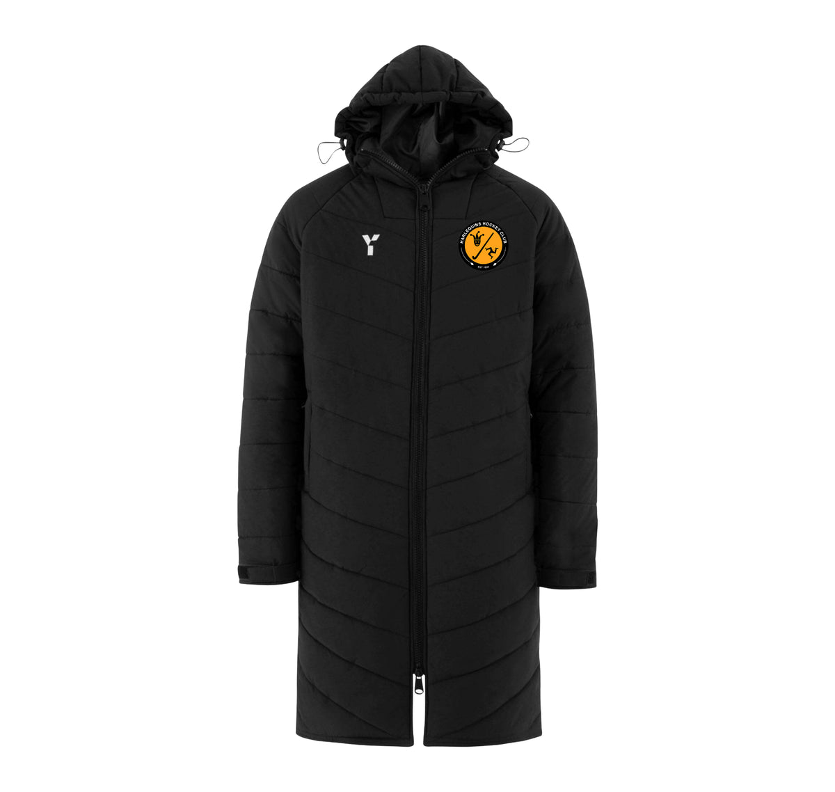 Harlequins HC - Bench Jacket Unisex Black