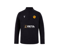 Harlequins HC - Fugi Quarter Zip Unisex Black Melange