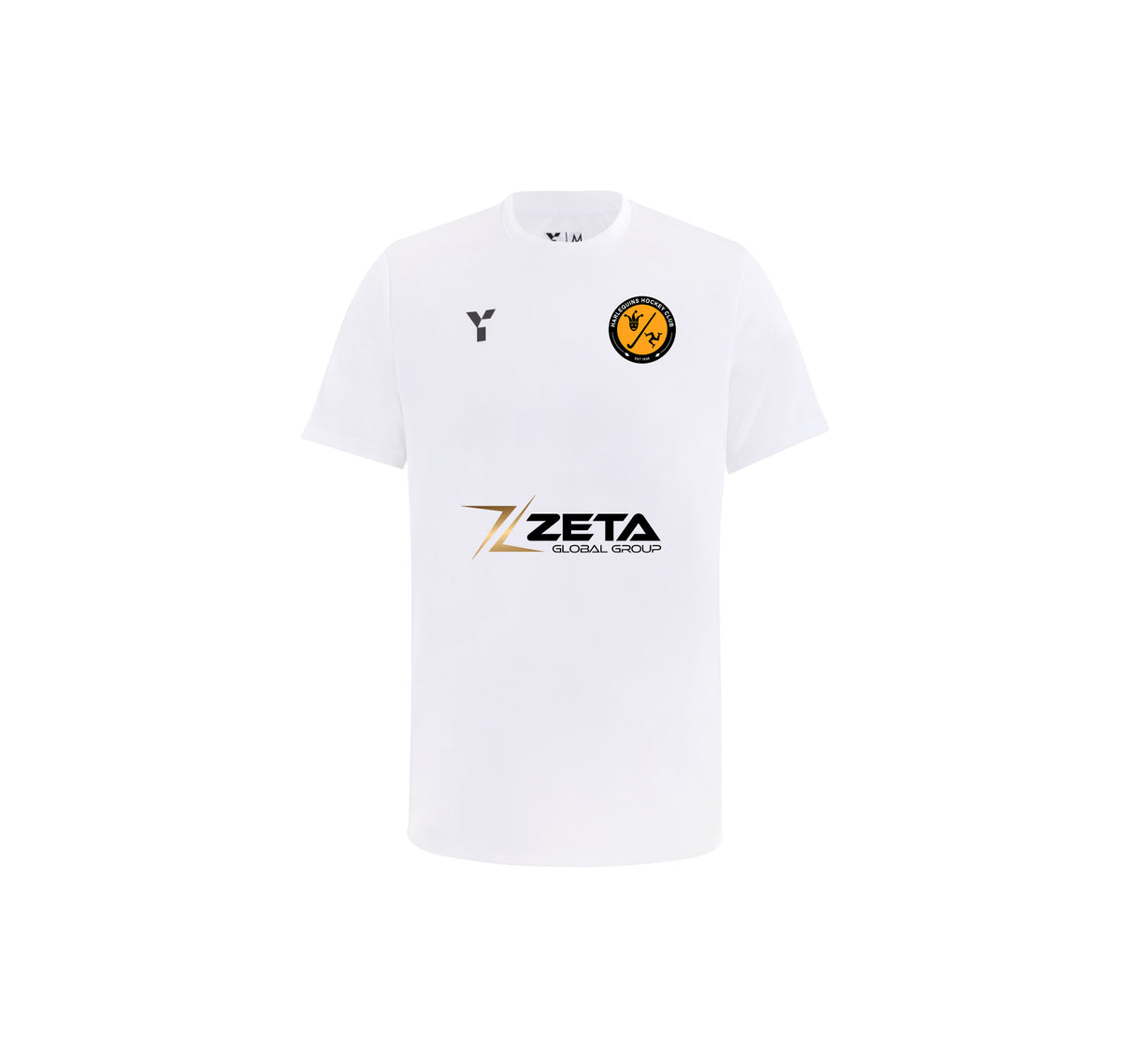 Harlequins HC - Short Sleeve Training Top Men's White club teamwear by Y1