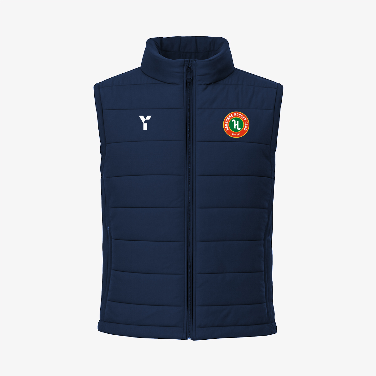 Harborne HC - Gilet Women's Navy club teamwear by Y1