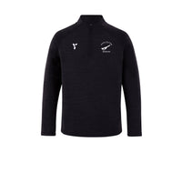 Harleston Magpies HC - Fugi Quarter Zip Unisex Black Melange (SALE)