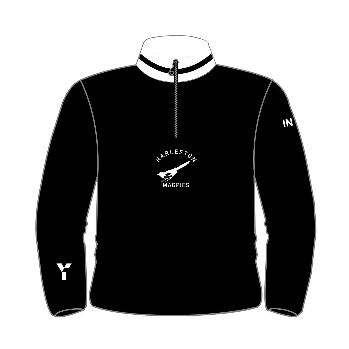 Harleston Magpies HC - Retro Quarter Zip