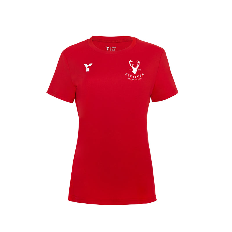 Hertford HC - Short Sleeve Training Top Women's Red