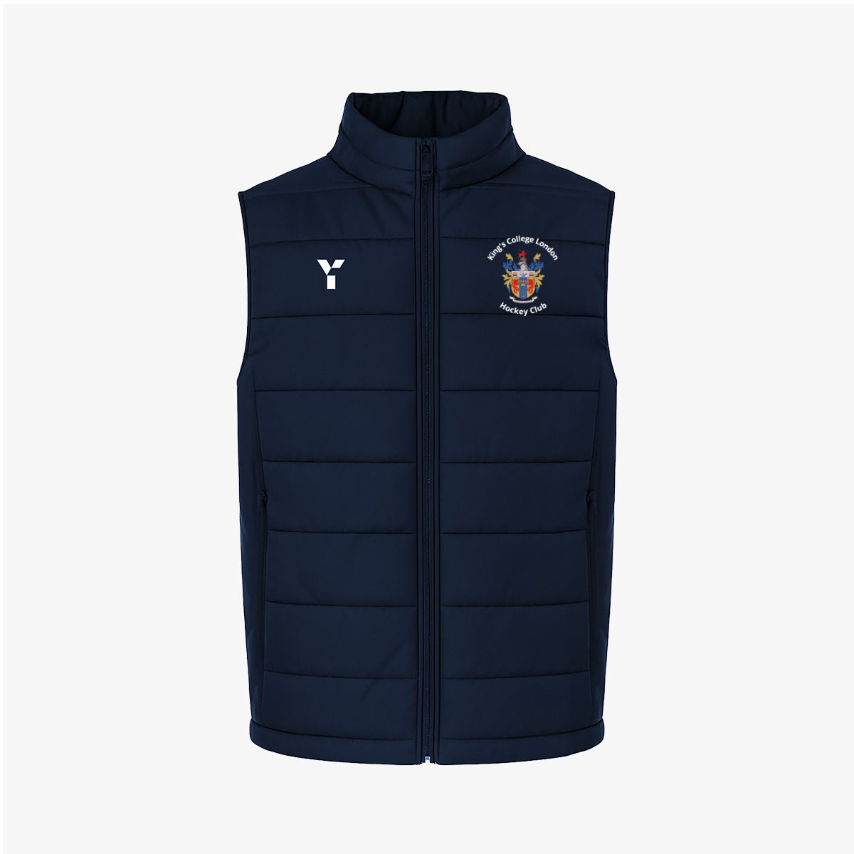 King's College London HC - Gilet Men's Navy club teamwear by Y1