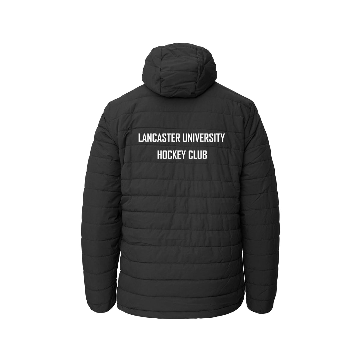Lancaster University HC - Padded Jacket Unisex Black club teamwear by Y1 - view 2