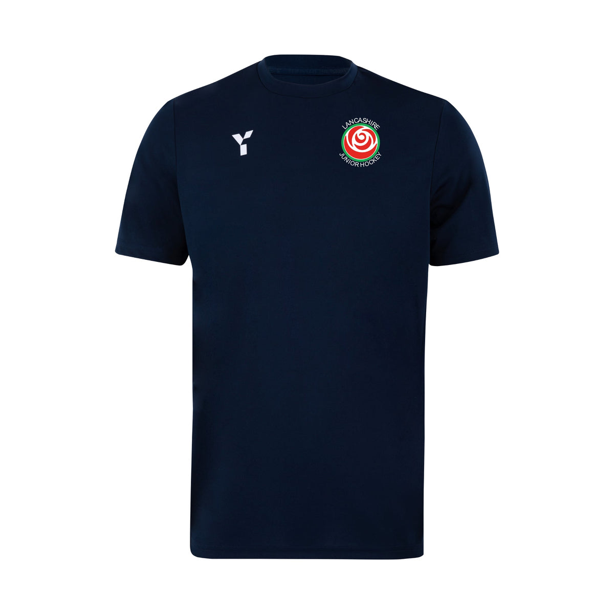 Lancashire Juniors - Junior Short Sleeve Training Top Unisex Navy (SALE)