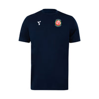 Lancashire Juniors - Junior Short Sleeve Training Top Unisex Navy (SALE)