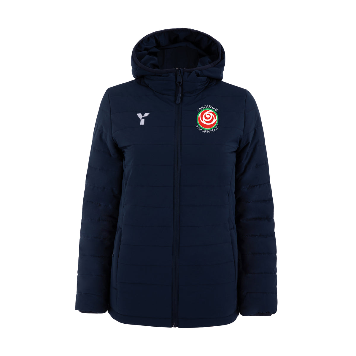 Lancashire Juniors - Padded Jacket Unisex Navy club teamwear by Y1