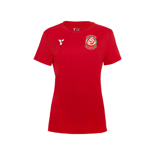 Lancashire Juniors - Short Sleeve Training Top Women's Red