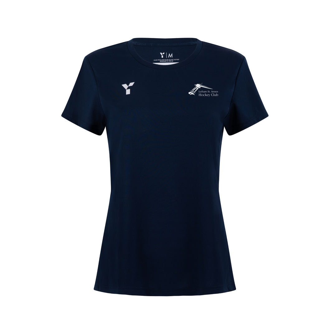 Lytham St Annes HC - Short Sleeve Training Top Women's Navy