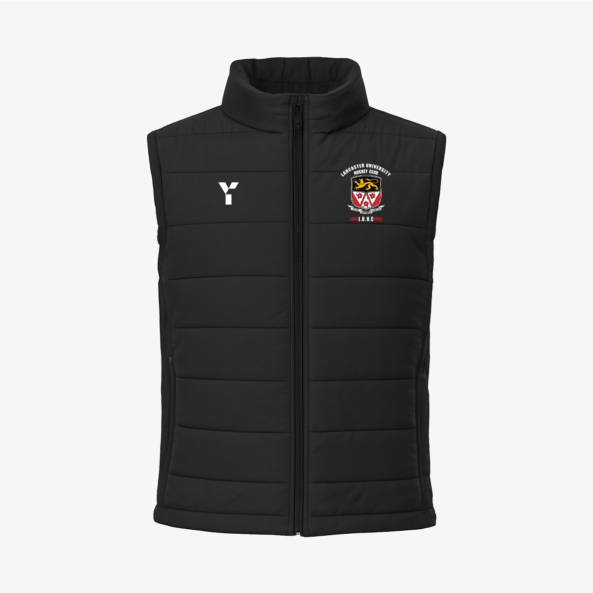 Lancaster University HC- Gilet Women's Black club teamwear by Y1