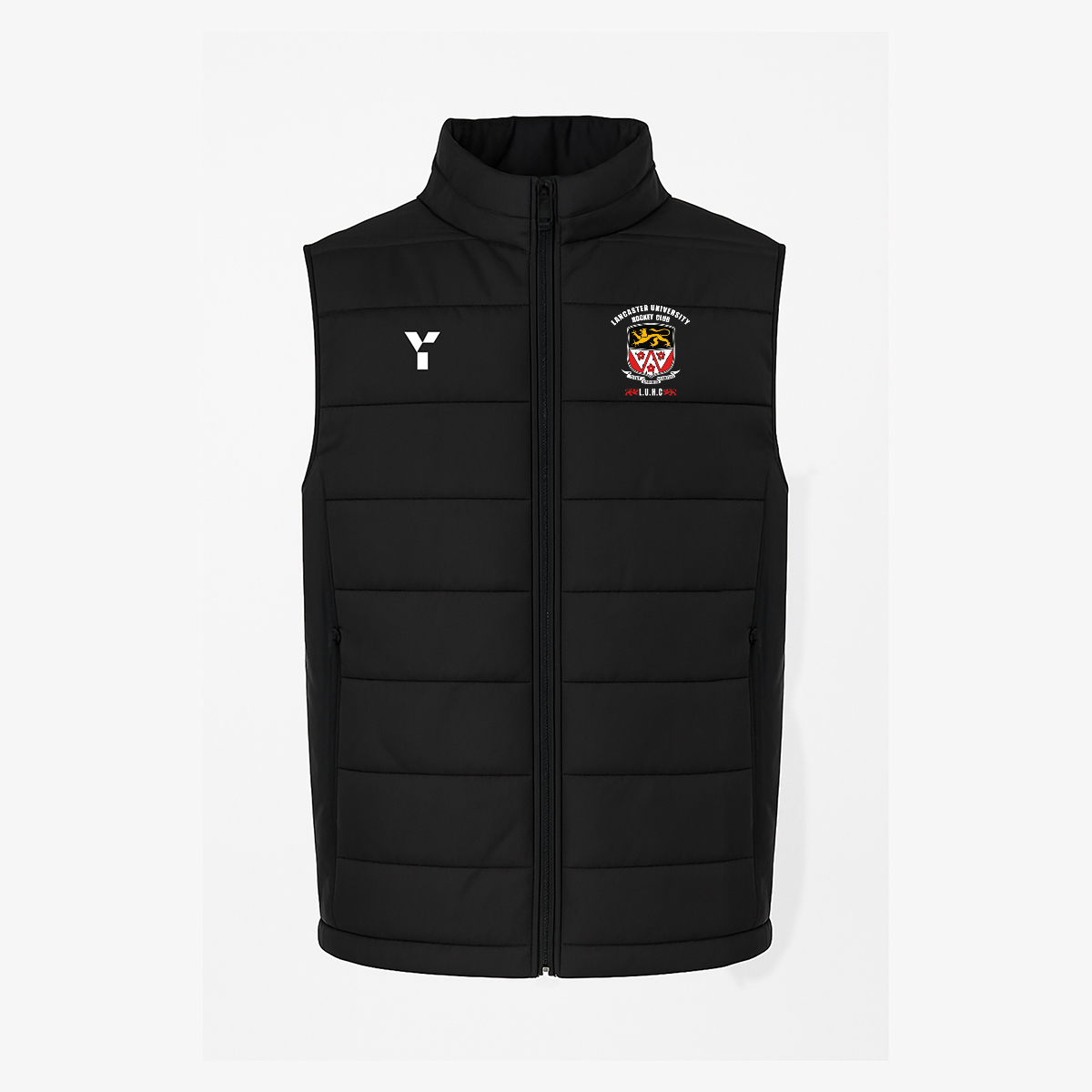 Lancaster University HC - Gilet Men's Black club teamwear by Y1