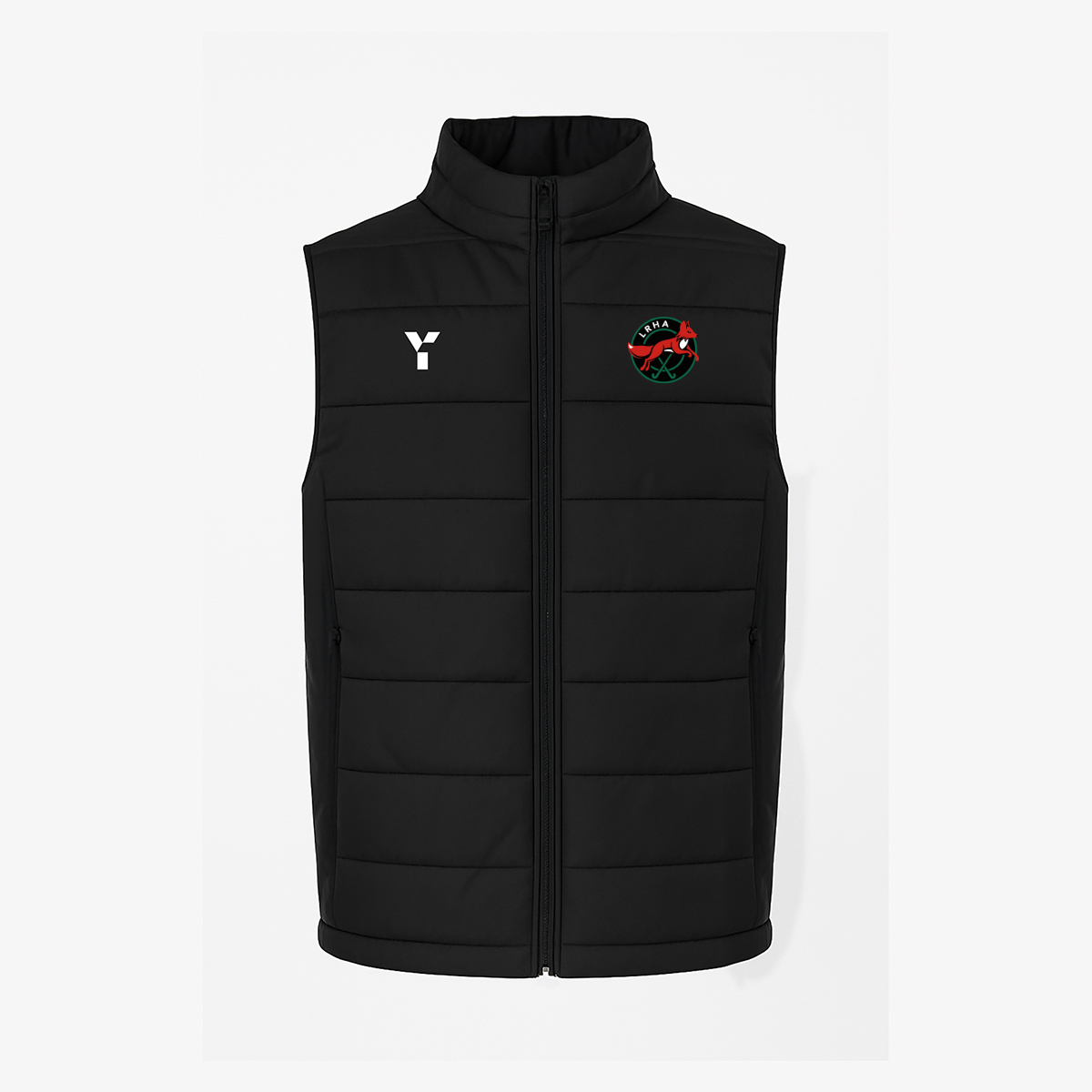 Leicestershire Hockey - Gilet Men's Black club teamwear by Y1