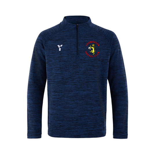 Leominster HC - Fugi Quarter Zip Unisex Navy Melange