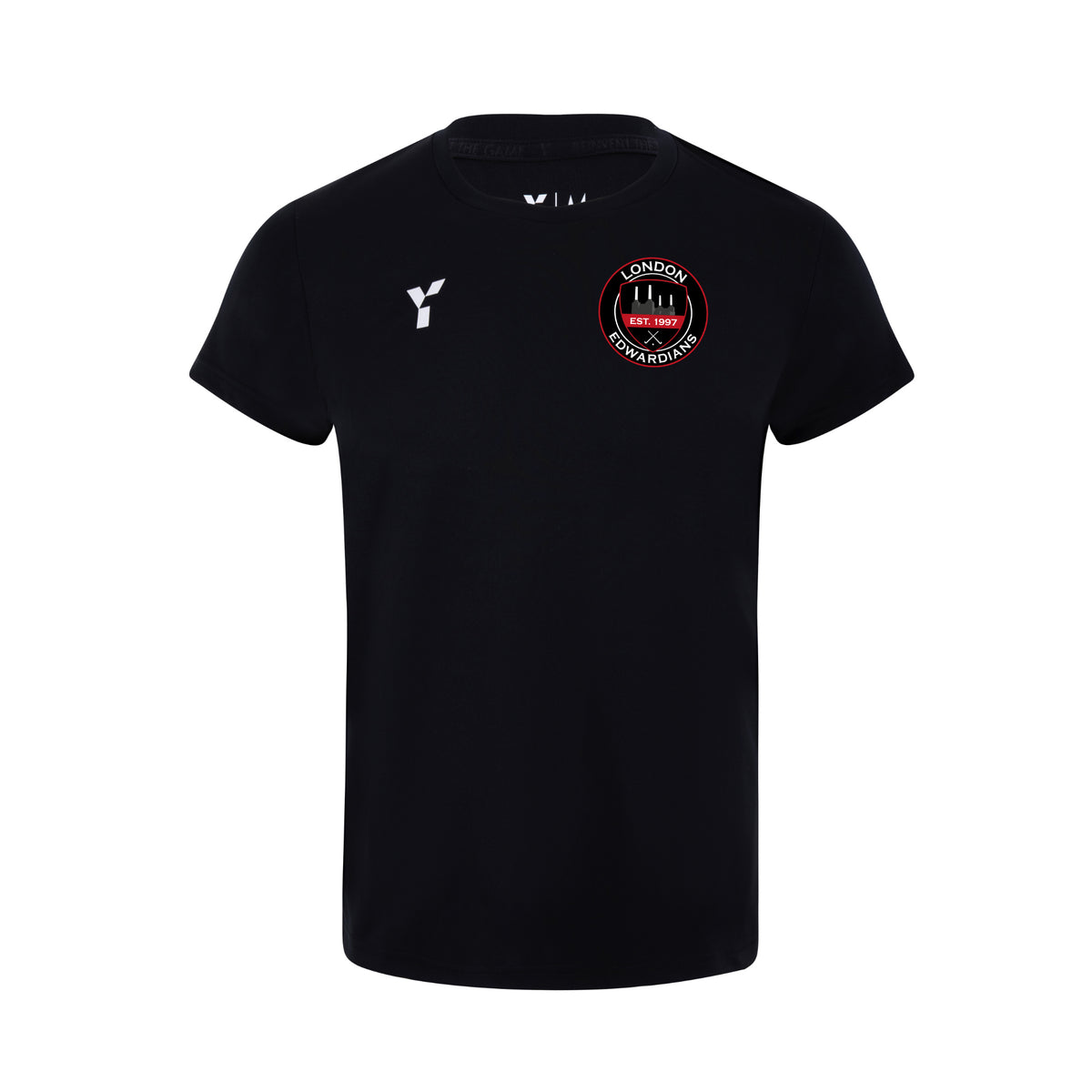 London Edwardians HC - Short Sleeve Training Top Men's Black club teamwear by Y1